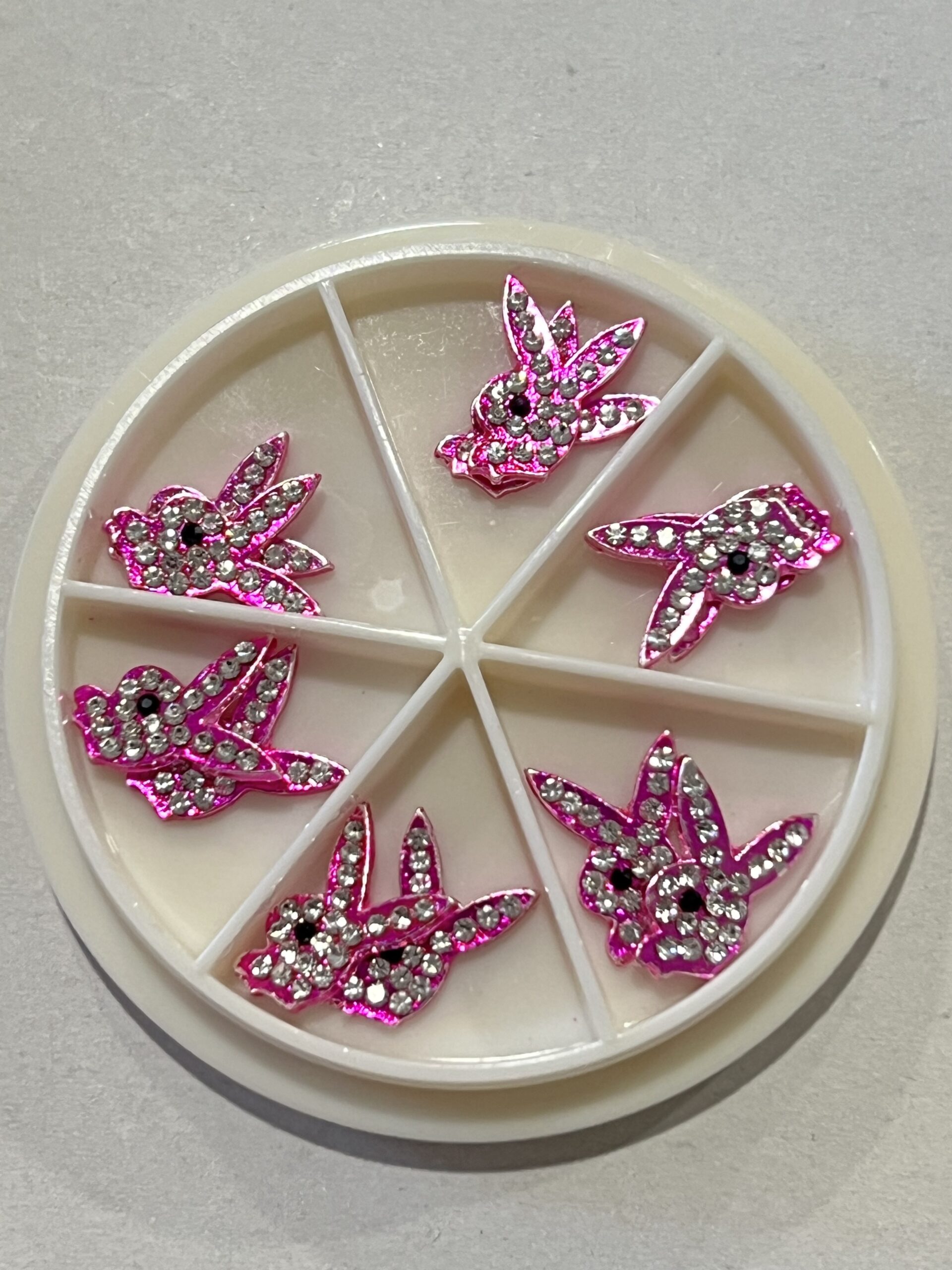 Pink Playboy Bunny Charms